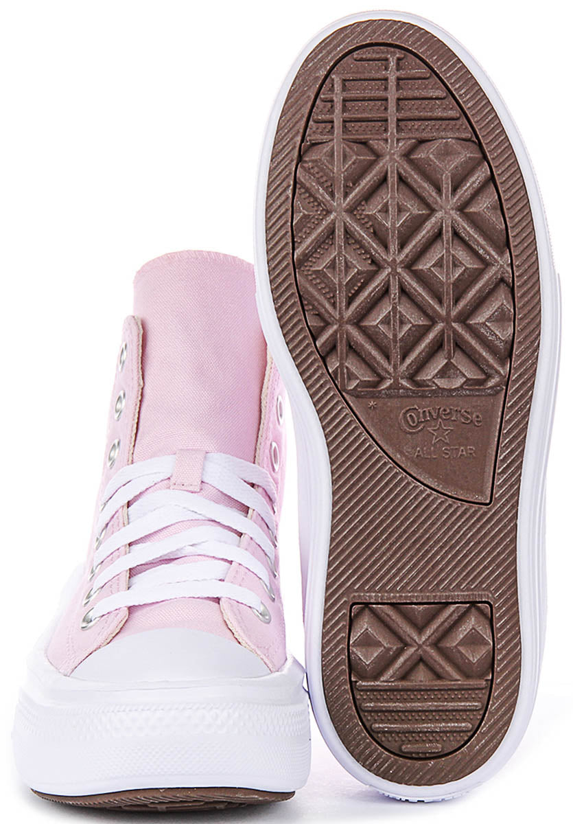 Converse Chuck Taylor Move A15857C High Platform In Light Pink For Juniors