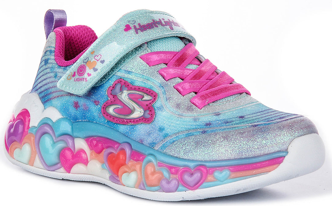 Skechers Eternal Lights In Light Blue For Kid