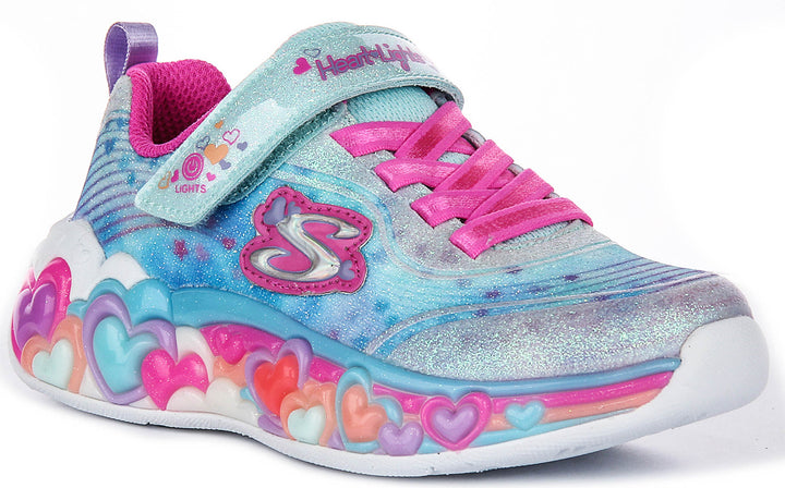 Skechers Eternal Lights In Light Blue For Kid