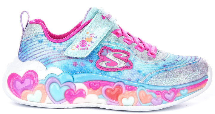 Skechers Eternal Lights In Light Blue For Kid
