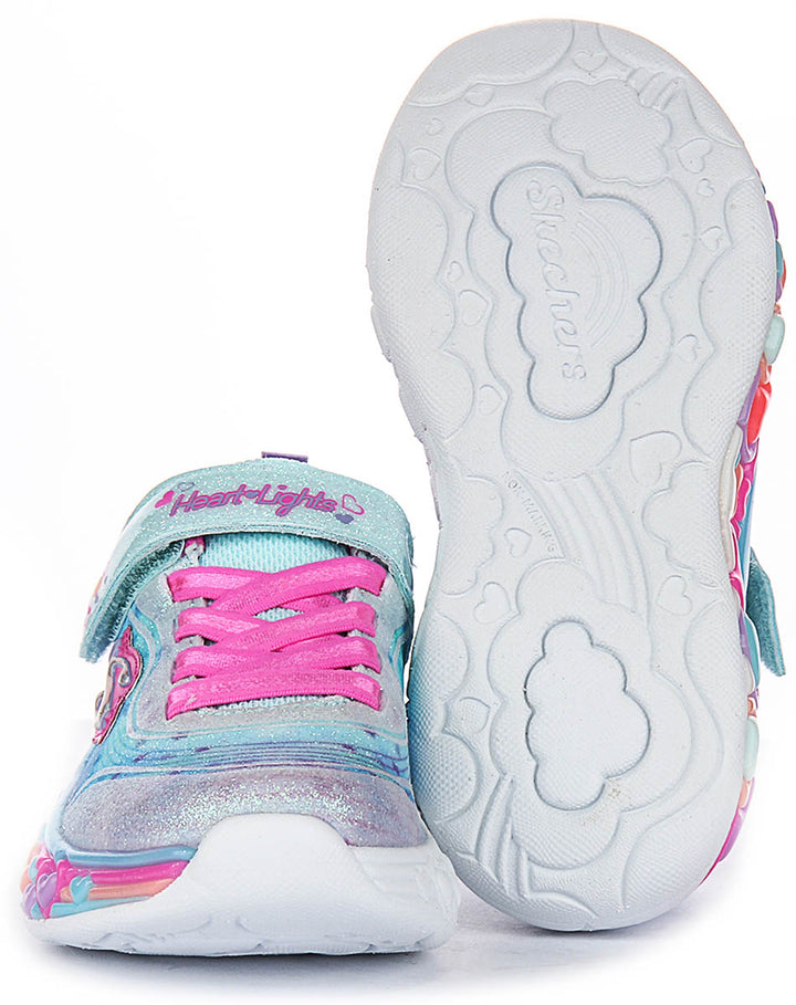 Skechers Eternal Lights In Light Blue For Kid