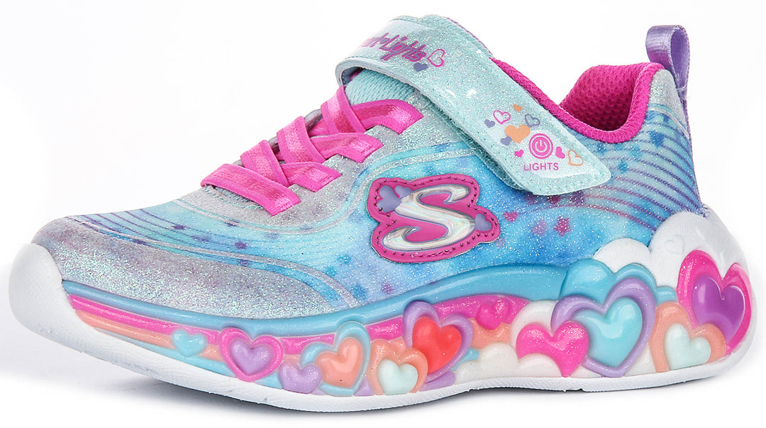 Skechers Eternal Lights In Light Blue For Kid