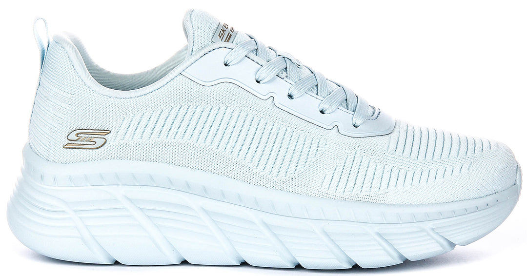 Skechers Bobs Sport Flex In Light Blue For Women