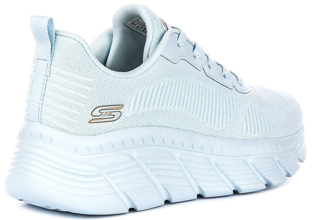 Skechers Bobs Sport Flex In Light Blue For Women