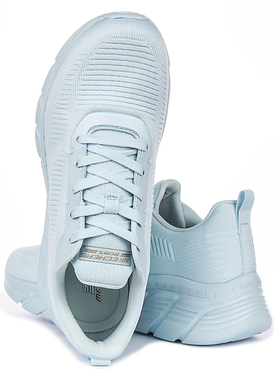 Skechers Bobs Sport Flex In Light Blue For Women