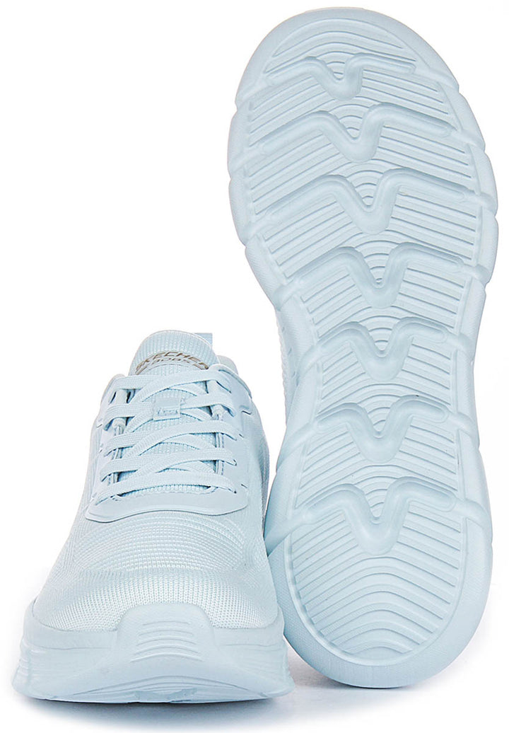 Skechers Bobs Sport Flex In Light Blue For Women