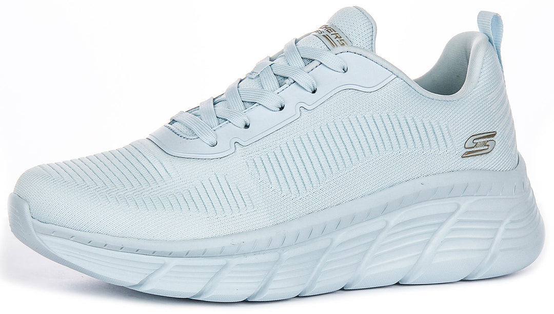 Skechers Bobs Sport Flex In Light Blue For Women