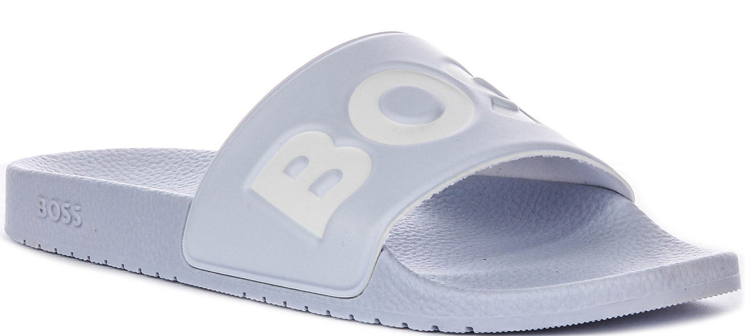 Boss Aryeh Slide In Light Blue For Men
