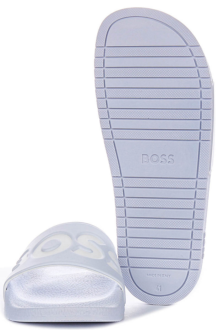 Boss Aryeh Slide In Light Blue For Men