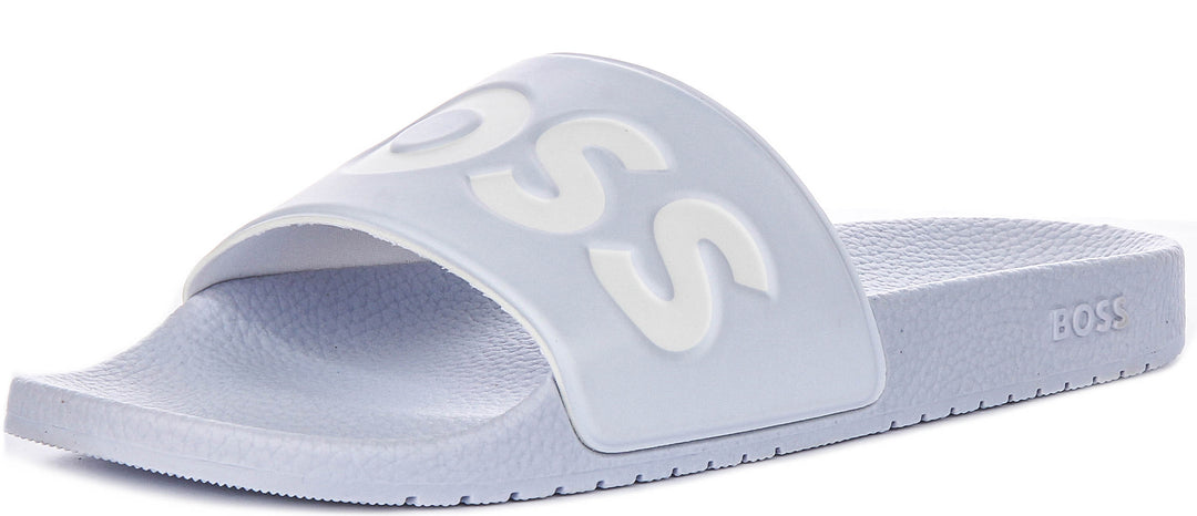Boss Aryeh Slide In Light Blue For Men