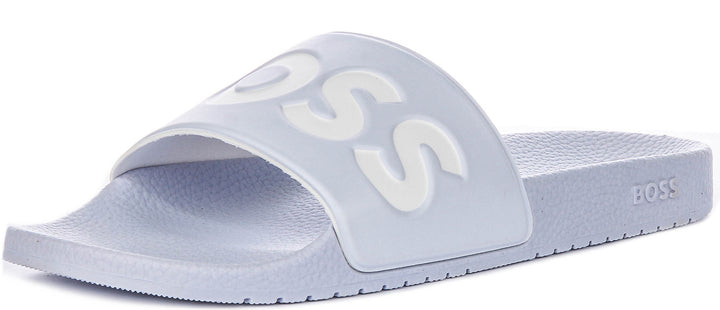 Boss Aryeh Slide In Light Blue For Men