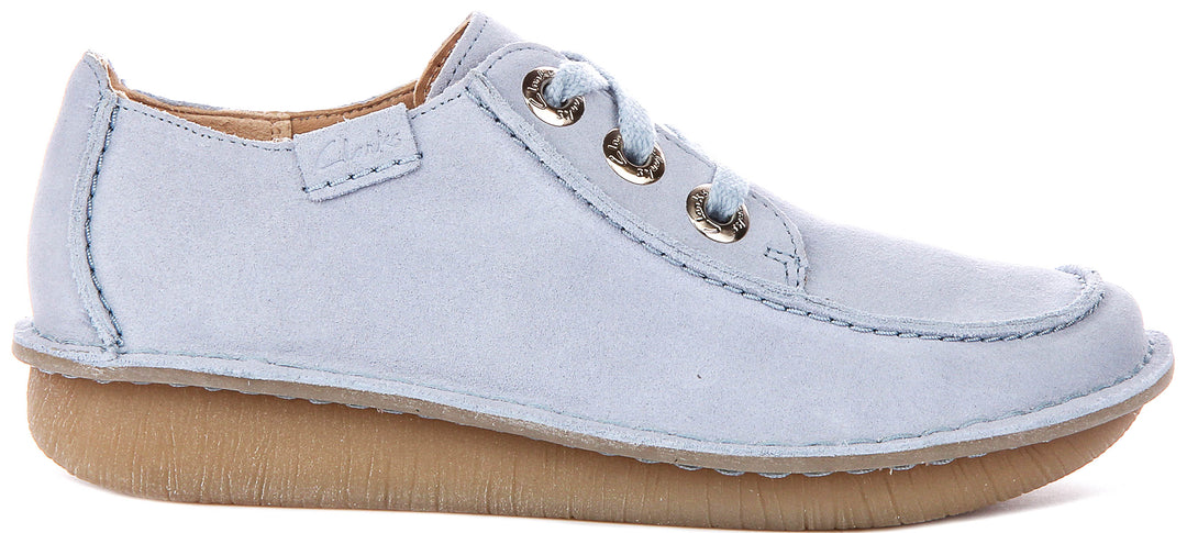 Clarks Funny Dream In Light Blue For Women