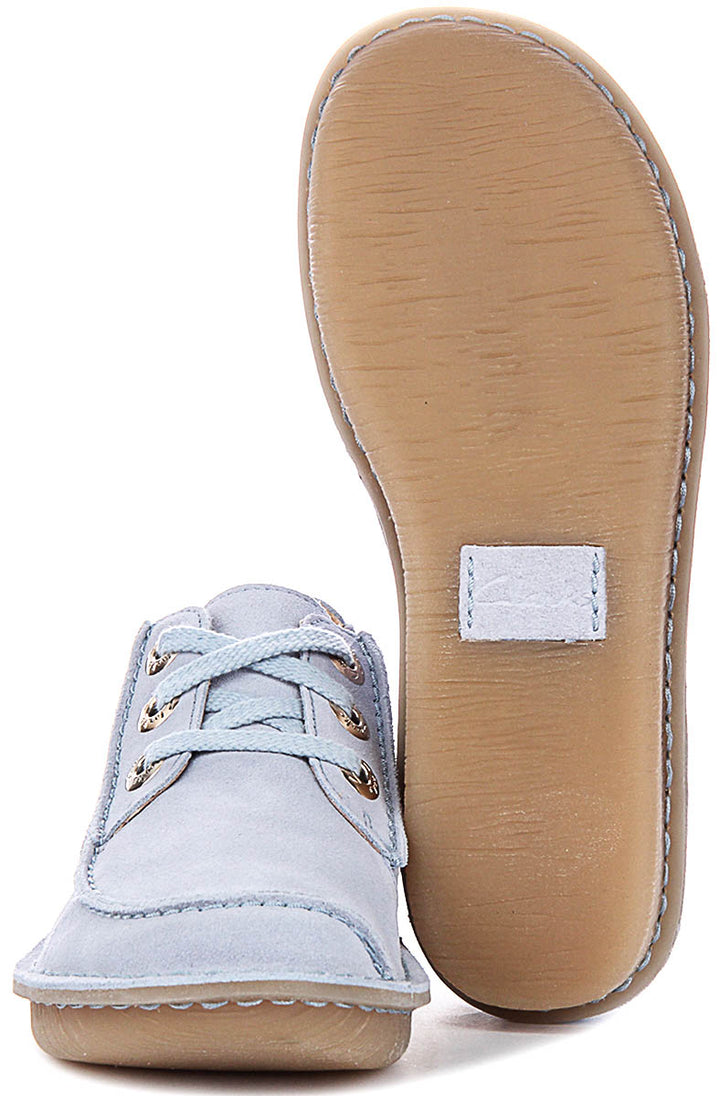 Clarks Funny Dream In Light Blue For Women