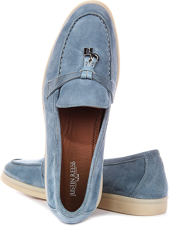 Justinreess England Emma In Light Blue For Women