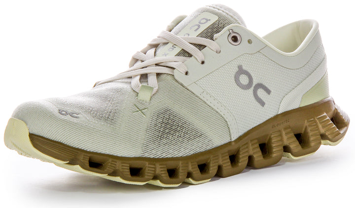 On Running Cloud X 3 In Light Grey For Women