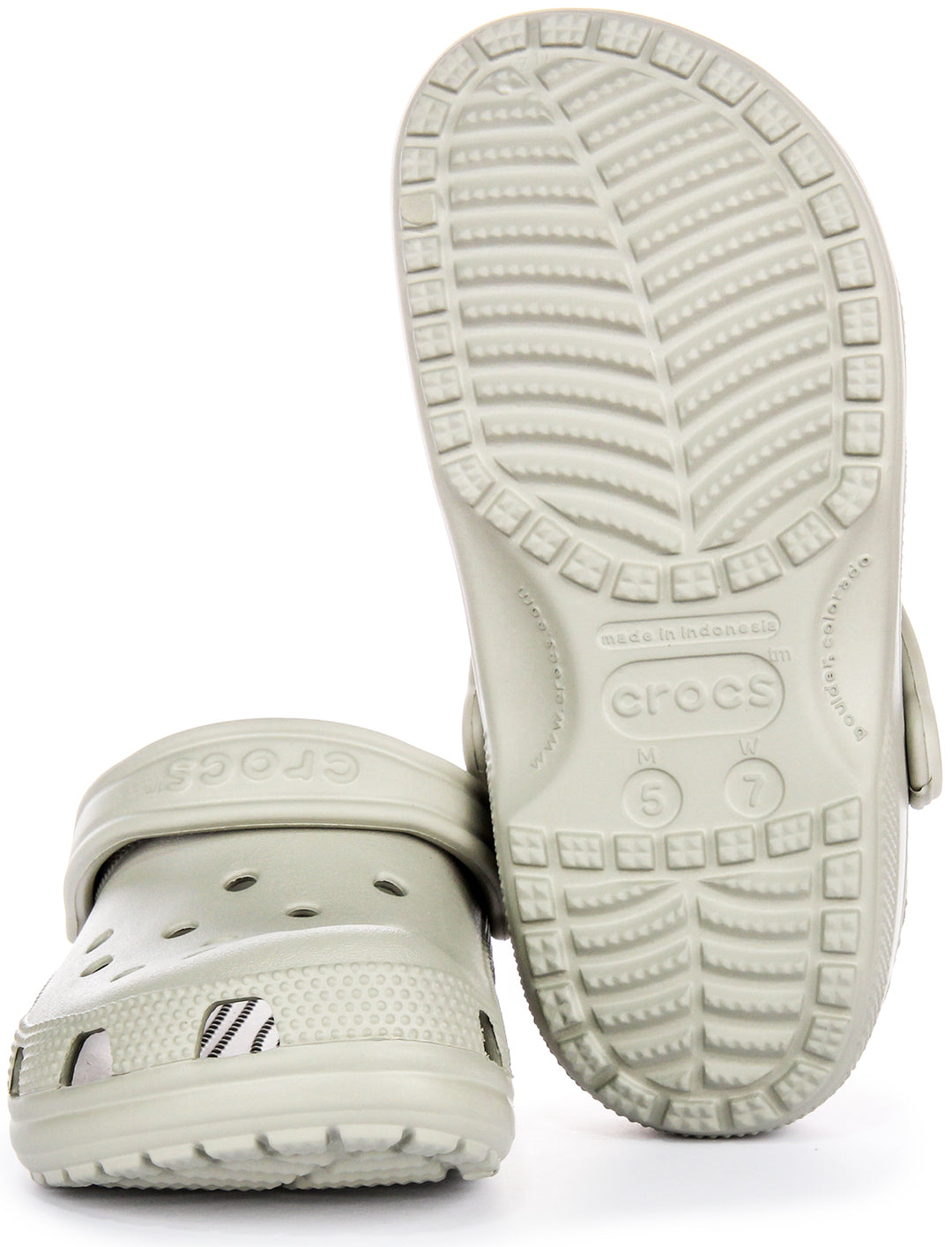 Crocs Classic Clog In Light Grey