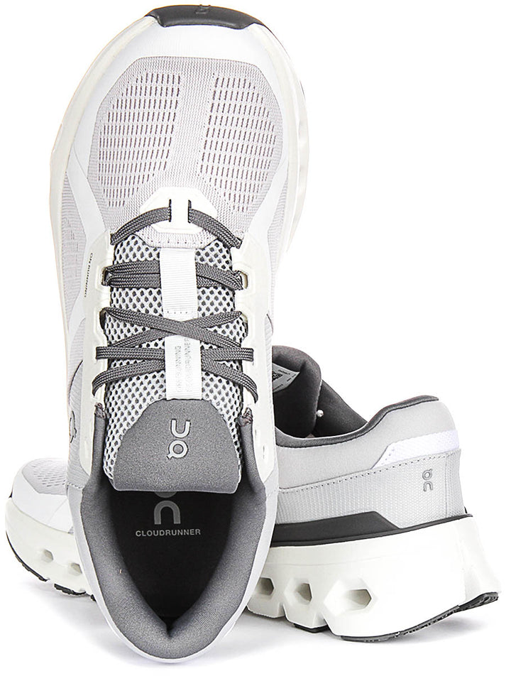 On Running Cloundrunner 2 In Light Grey For Women