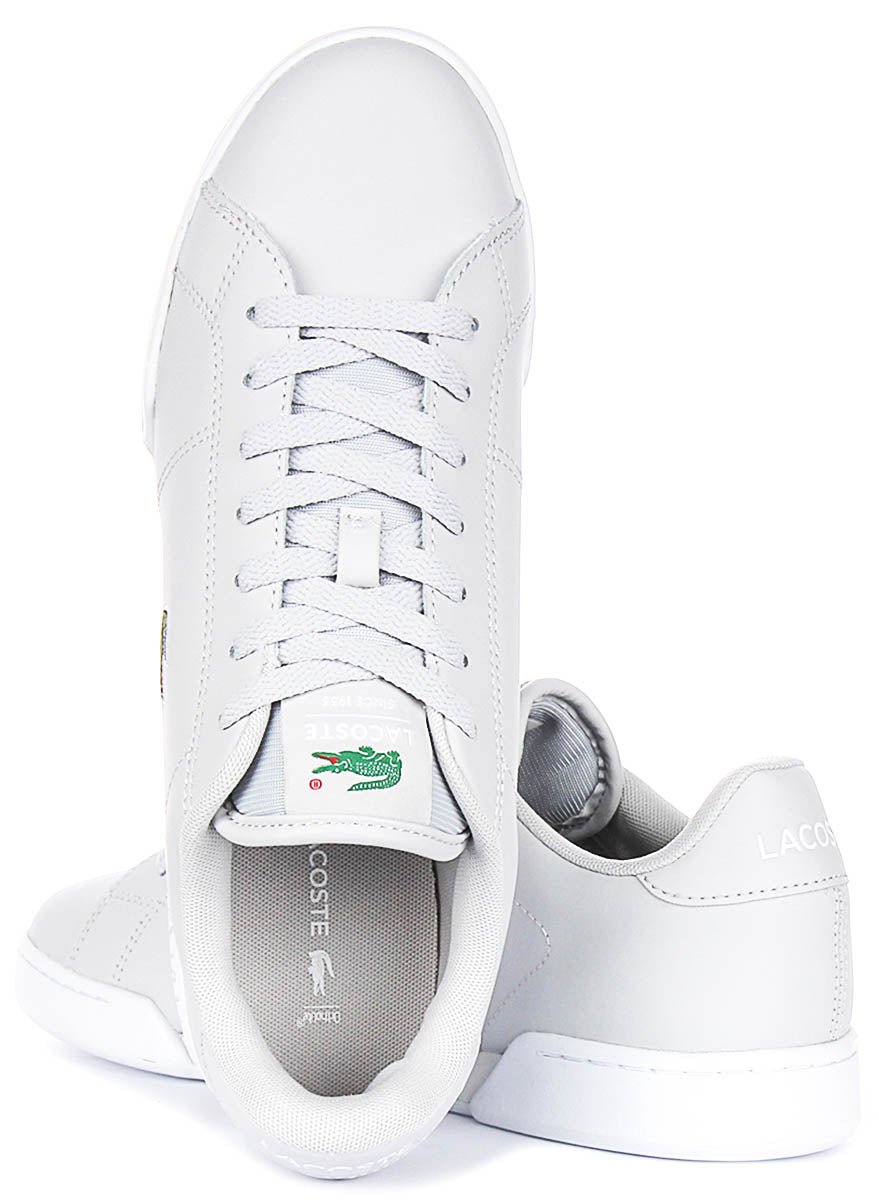 Lacoste Carnaby Cupsole in Hellgrau für Herren