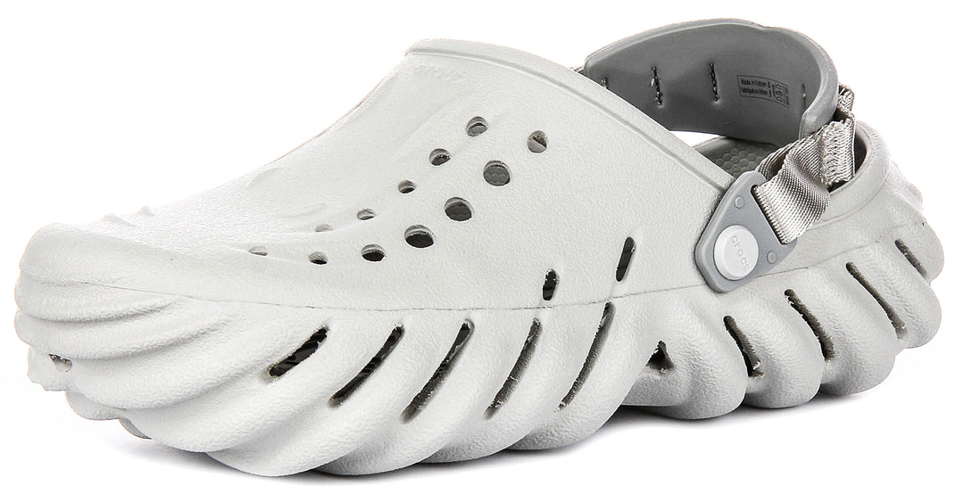 Crocs Echo Clog In Light Grey