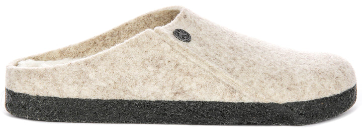 Birkenstock Zermatt Rivet In Light Grey | Regular Fit