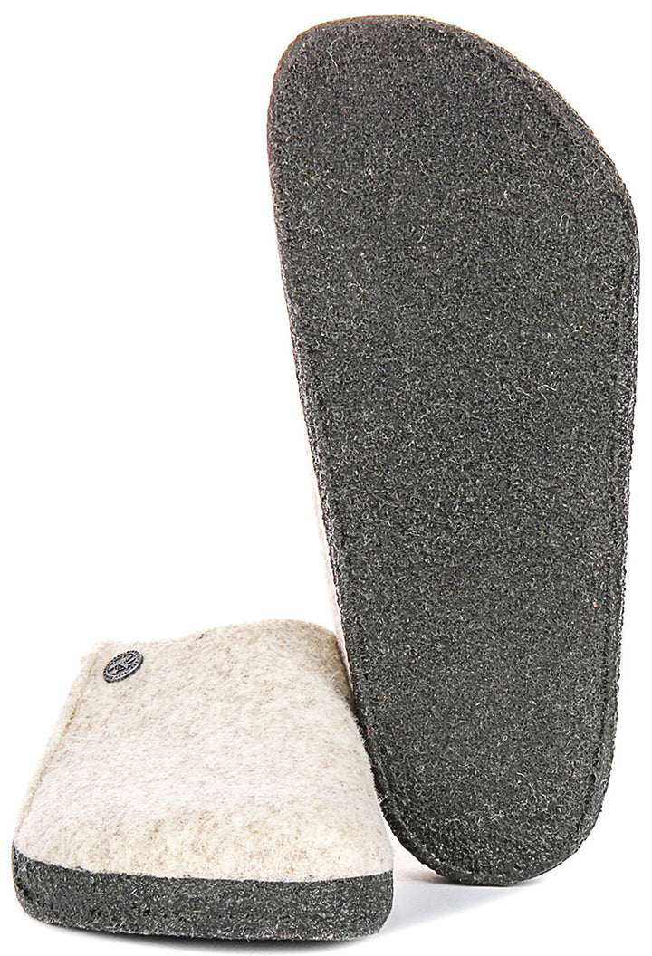 Birkenstock Zermatt Rivet In Light Grey | Regular Fit