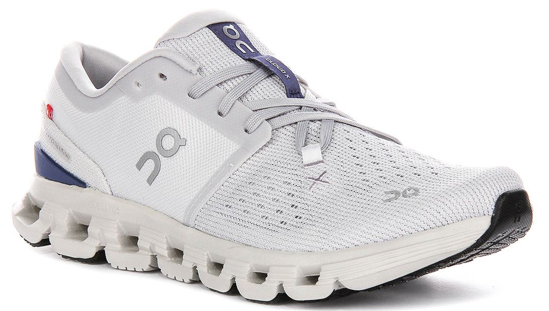 On Running Cloud X 4 In Light Grey For Women