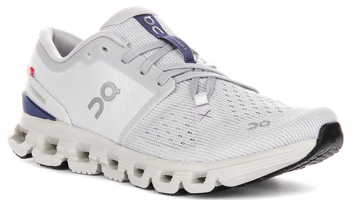 On Running Cloud X 4 In Light Grey For Women