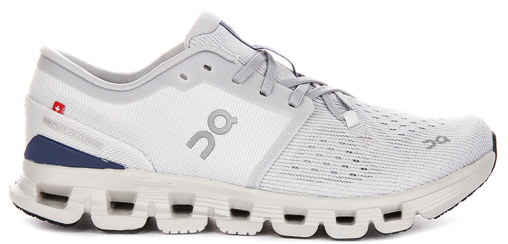 On Running Cloud X 4 In Light Grey For Women