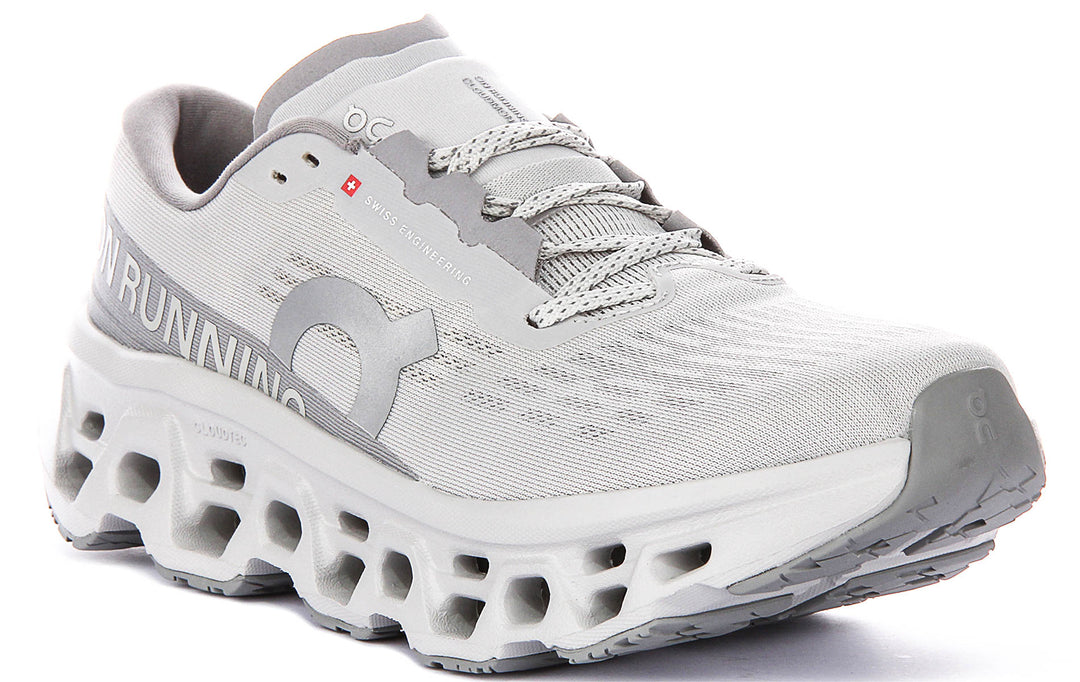 On Running Cloudmonster 3 In Light Grey For Men