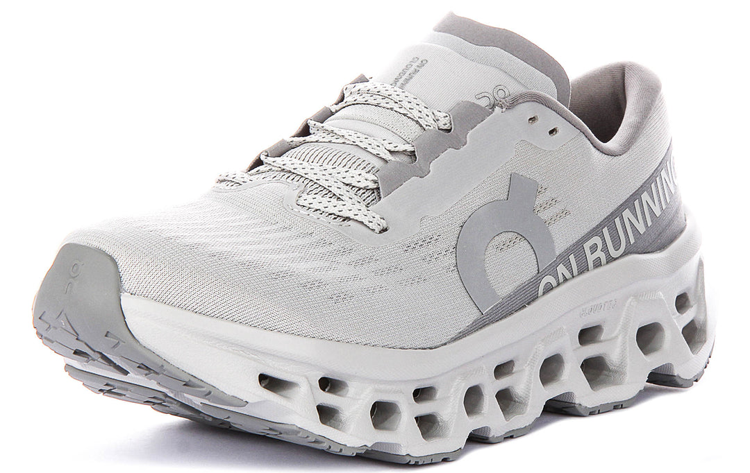 On Running Cloudmonster 3 In Light Grey For Men