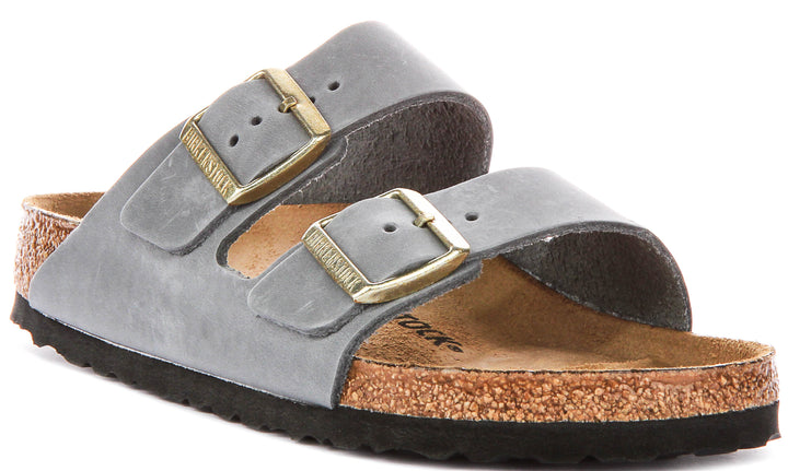 Birkenstock Arizona Bs In Light Grey For Unisex