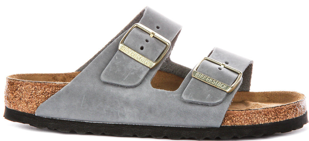 Birkenstock Arizona Bs In Light Grey For Unisex