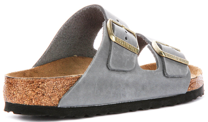 Birkenstock Arizona Bs In Light Grey For Unisex