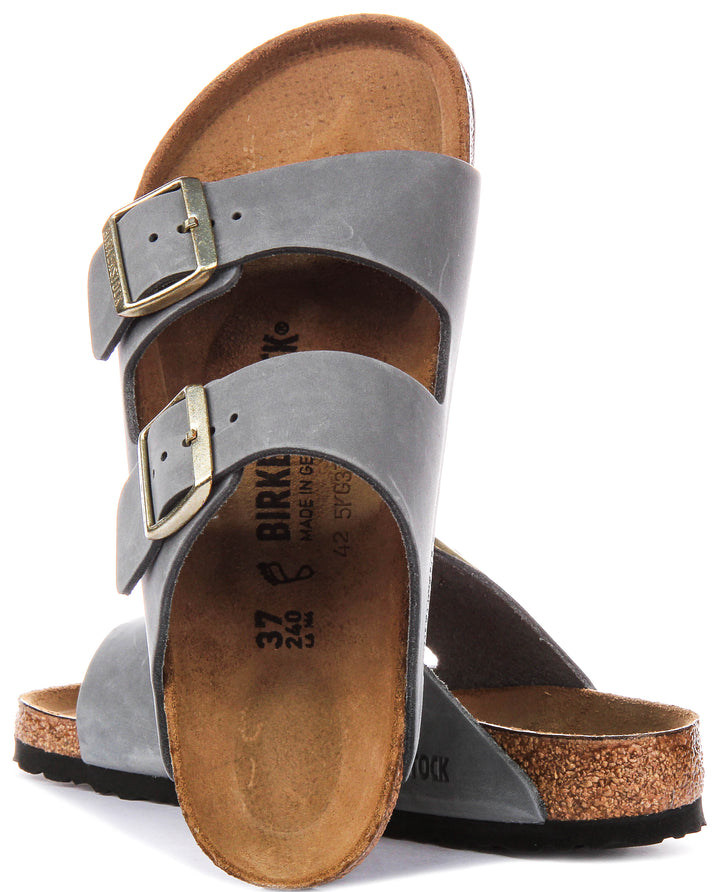 Birkenstock Arizona Bs In Light Grey For Unisex