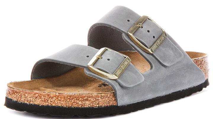 Birkenstock Arizona Bs In Light Grey For Unisex