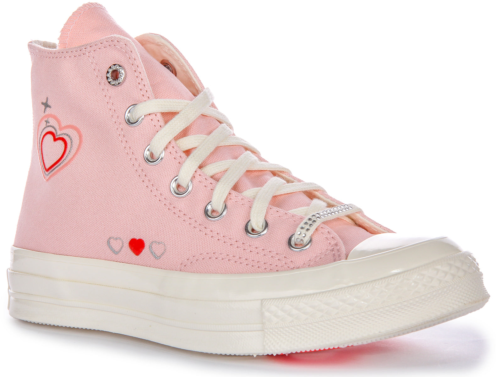 Light pink chucks best sale