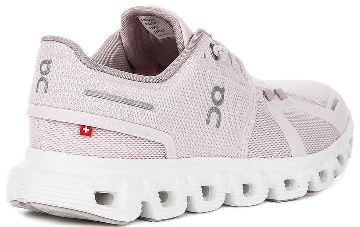 On Running Cloud 6 In Light Pink For Women