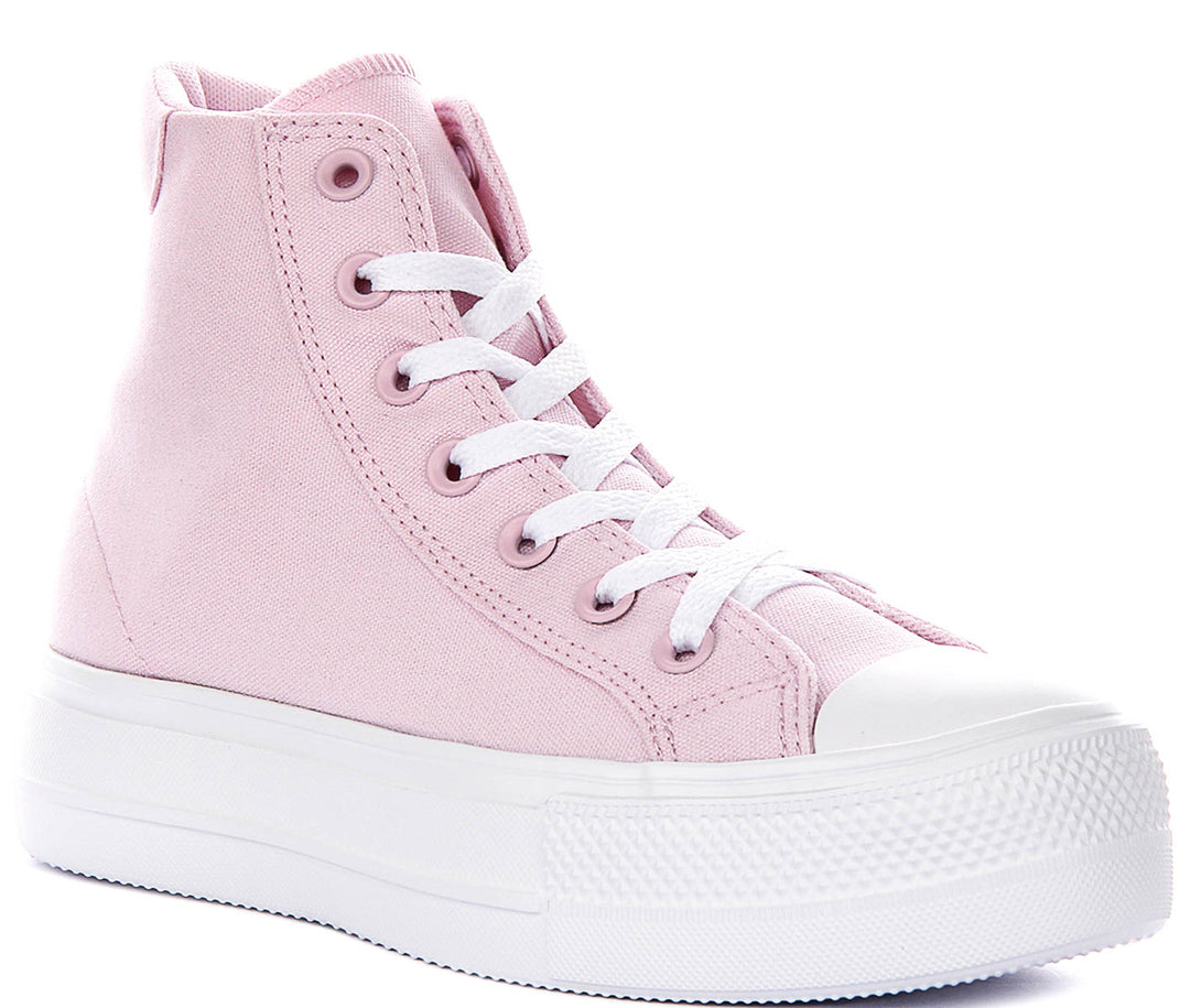 Converse Chuck Taylor A19322C All Star Day One Platform Hi In Light Pink