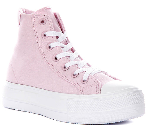 Converse Chuck Taylor A19322C All Star Day One Platform Hi In Light Pink
