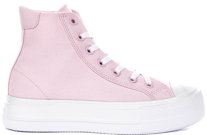 Converse Chuck Taylor A19322C All Star Day One Platform Hi In Light Pink