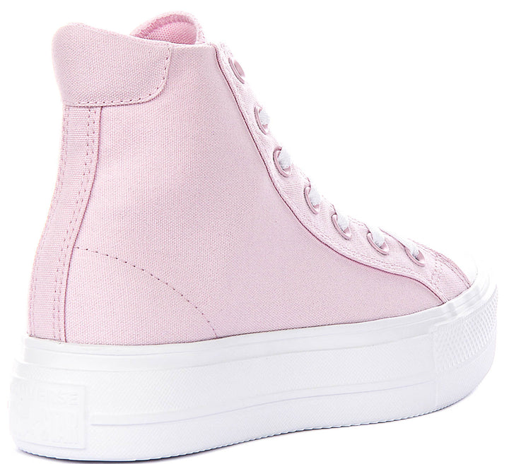 Converse Chuck Taylor A19322C All Star Day One Platform Hi In Light Pink