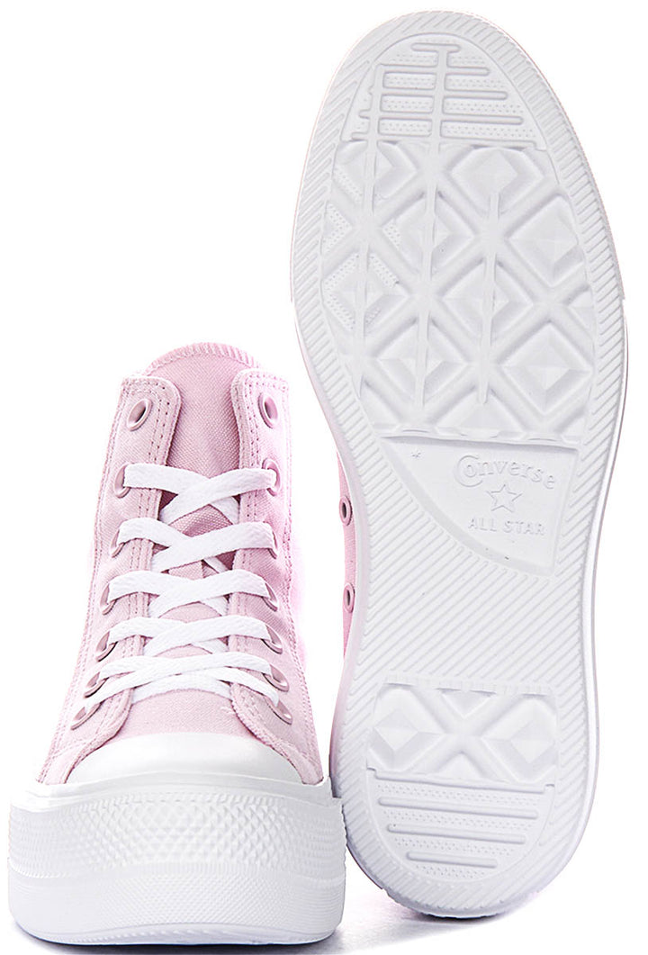 Converse Chuck Taylor A19322C All Star Day One Platform Hi In Light Pink