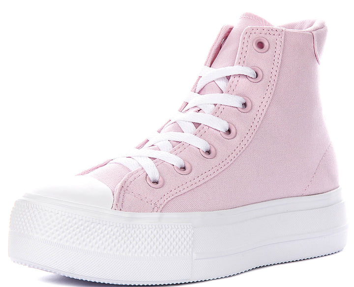 Converse Chuck Taylor A19322C All Star Day One Platform Hi In Light Pink