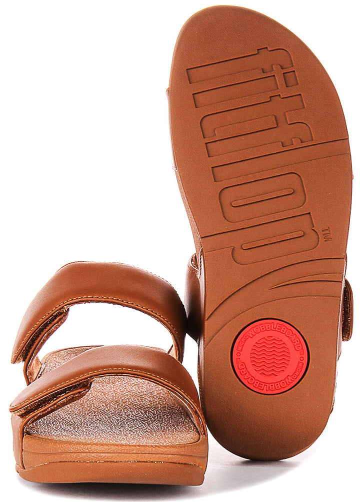 Fitflop Lulu Adjustable In Light Tan For Women