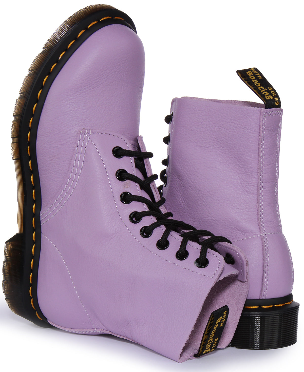 Lilac doc martens clearance shoes