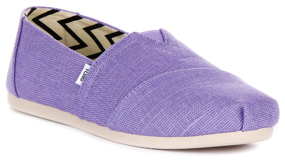 Toms Alpargata Heritage In Lilac For Women