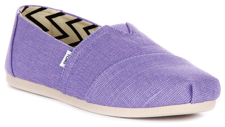 Toms Alpargata Heritage In Lilac For Women