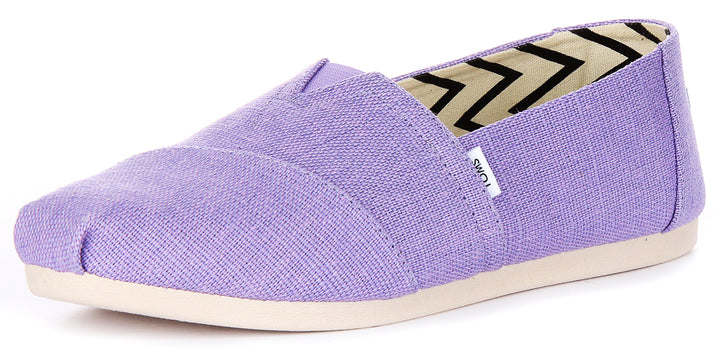 Toms Alpargata Heritage In Lilac For Women