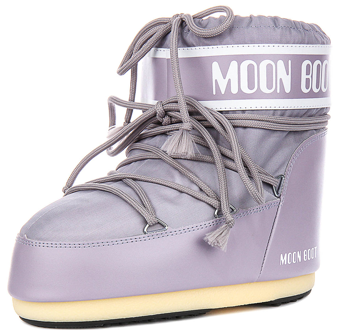 Moon Boot Icon Nylon In Lilac For Women