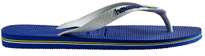 Sandali in gomma Havaianas Brasil Logo in blu navy